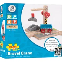 Bigjigs Houten Rails - Gravel Kraan