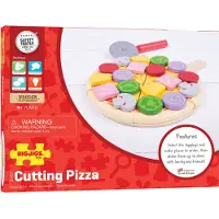 Bigjigs Speelgoedeten - Pizza snijden