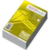 Mailmedia 1x100 enveloppen C 6 wit natklevend , 70 g