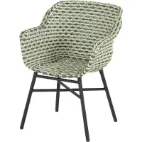 Hartman Tuinstoel Delphine Emerald Carbon Black