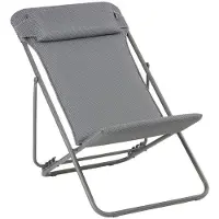 Lafuma Maxi Transat ligstoel/strandstoel staal/BeComfort 2 stuks