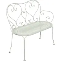 Fermob - 1900 Bench, Clay Grey - Tuinbanken - Groente,Grijs - Metaal
