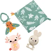 Fisher-Price Fisher Price Zintuigen cadeauset - Met bijtring, rammelaar, bal en axolotl met geluidje