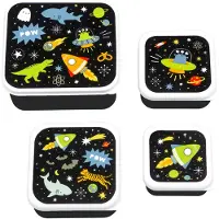 A Little Lovely Company Brotdosen-Set - 4 st. - Galaxy - - One Size - Brotdosen