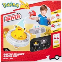 Pokémon - Battle Spinner 2 Pack with Stadium Pikachu, Mew, Poke Ball, & Poke Ball