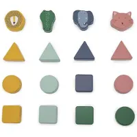 Trixie Houten Vormendoos – Educatief Speelgoed Peuter – FSC Hout – Vanaf 18 Maanden – Vormsorteerder met Dieren