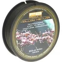 PB Products Hollow Kevlar Snagleader 50m 80LB Weed