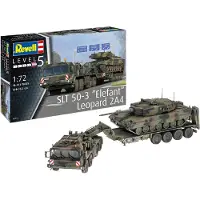 Revell Modelbouwpakket Militaire voertuigen - 03311 SLT 50-3 -Elefant- + Leopard 2A4 Plastic - 1:72 - Modelbouw