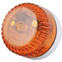 AlarmsysteemExpert.nl Professionele flitser, laag model. Oranje flitslicht