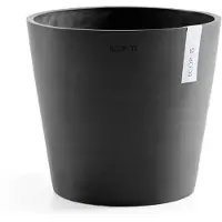 Ecopot's Bloempot Amsterdam 30 cm Donkergrijs Antraciet