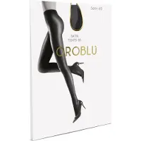 Oroblu Satin 60 Panty - Kleur Singapour/ Antraciet - Maat Maxi/ XXL
