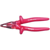 HAUPA VDE geïsoleerde Combinatietang 185 mm - 1000V - DIN ISO 5746 - IEC 60900:2012-norm - geïsoleerde bek - 2-kleurige dompelisolatie