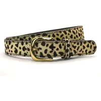 Take It Leren Riem 3 cm Cheetah