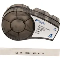 Brady M21-250-430 tape polyester zwart op transparant 6,35 mm x 6,40 m (origineel)