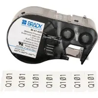 Brady M-47-428 gemetalliseerd polyester labels | 25,4mm x 12,7mm