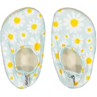 SLIPSTOP kinder schoenen met madeliefjes lichtblauw maat 30/32