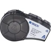 Brady M21-131-499 tape nylonweefsel zwart op wit 25,40 mm x 12,70 mm (origineel)