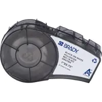 Brady M21-18-423 tape polyester zwart op wit 25,40 mm x 19,05 mm (origineel)