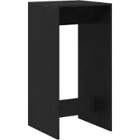 vidaXL Barkruk, 51 x 50 x 103,5 cm, houtvezel, zwart, eikenlook