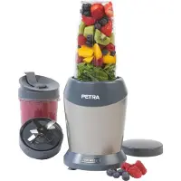 Petra NutriMax Smoothie/Juice Blender Multi-Purpose 2-mengbekers van 800 ml/1 liter
