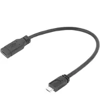 ACT AC7464 USB-kabel | USB-C female - USB Micro-B 2.0 male | Adapterkabel | 20 cm
