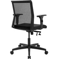 Topstar Kantoorstoel Knie kanteling In hoogte verstelbare armleuning In hoogte verstelbare zitting Zwart 110 P4 440 x 550 mm