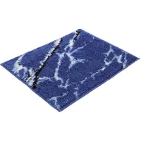 Vossen Marble Bidetmat 50x60 deep blue