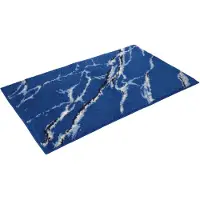 Vossen Marble Badmat 70x120 deep blue