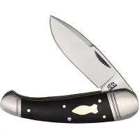 Rough Ryder Reserve Reserve Panthera RRR020, D2, Black Micarta, slipjoint zakmes