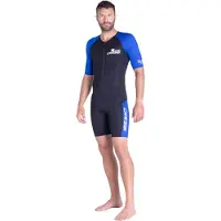 Cressi Tiburon 2 Mm Short Sleeve Shorty Blauw,Zwart S Man
