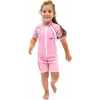 Cressi 1.5 Mm Junior Short Sleeve Shorty Roze 5-6 Years Kinderen