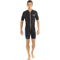 Cressi Lido 2 Mm Short Sleeve Shorty Zwart S Man