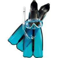 Cressi Rondinella Junior Snorkeling Set Blauw EU 33-34 Kinderen