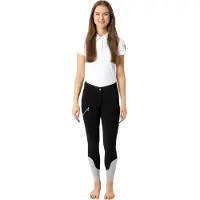 HORZE Felicia fullgrip rijbroek, Black, 38