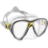 Cressi Big Eyes Evolution Crystal Diving Mask Geel,Zwart