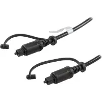 Deltaco TOTO-3, Toslink-Toslink zwart audio kabel, 3m