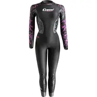 Cressi Kuwae Back Zip 2-3-4 Mm Woman Diving Wetsuit Zwart M Vrouw