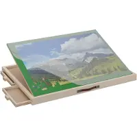 Relaxdays puzzeltafel - 4 lades - opbergsysteem - verstelbaar - 1000 stukjes - puzzelplaat