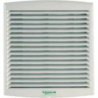 Schneider Filterventilator LV300 230VAC 115m3/h RAL 7035 - Nieuw - Ventilatoren en luchtreinigers - Afmetingen: 300x300x135mm - Retourkoop.nl