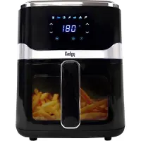 GADGY Airfryer 5L met Kijkvenster – 1400W – Digitale Heteluchtfriteuse – 7 Voorgeprogrammeerde Programma’s – Touchscreen – Tot 200°C – Gezond Frituren Zonder Olie