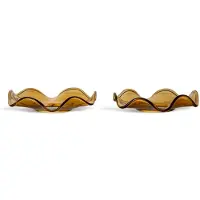 Sagaform Viva kaarsenmanchet 2-pack Amber