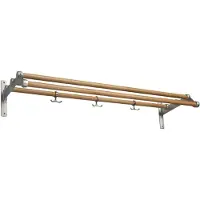 Essem Design Nostalgi 291 hoedenplank 100 cm Eiken-aluminium