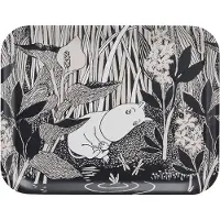Muurla Moem Dienblad 28x36 Cm Originals The Pond - Dienbladen Berken Fineer Black and White - 2600-3628-01