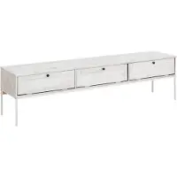 Loft 24 Freya-Tv-meubel - 3-Kleps - Wit Grenen