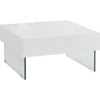 DOMUS Punto-Salontafel - Wit Hoogglans