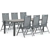 Hartman Aruba/Young 217 cm dining tuinset 7-delig