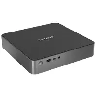 Lenovo IdeaCentre Mini Core7-Windows 11 Home-16GB-512GB Intel Core 7 240H-processor E-cores tot 4,00 GHz en P-cores tot 5,20 GHz, Windows 11 Home 64, 512 GB SSD QLC - 91B2007JEZ, Luna Grey