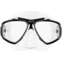 Cressi Focus Diving Mask Transparant,Zwart