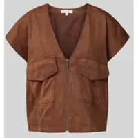 Christian Berg Gilet in leerlook