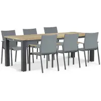 Lifestyle Garden Furniture Lifestyle Brandon/Veneto 230 cm dining tuinset 7-delig